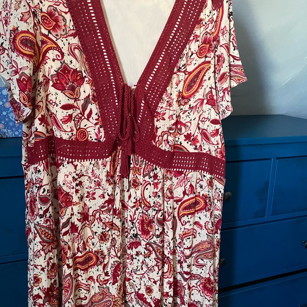 Boho plus size festival dress- Torrid size 4